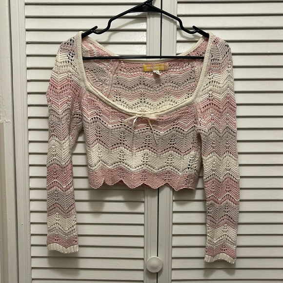 urban outfitters knit cropped sweater - Picture 1 of 2
